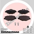 Zimmermann Brake Pad Set, 23743.200.1 23743.200.1